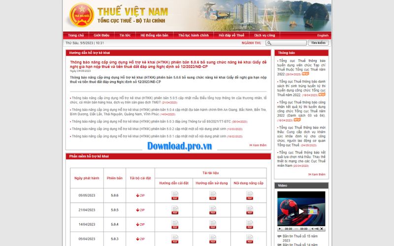 Tổng quan về về phần mềm HTKK