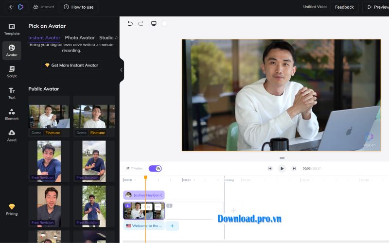 Cách sử dụng Heygen AI
