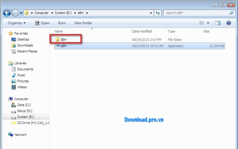 Cách download phần mềm bảo hiểm eBH Thái Sơn