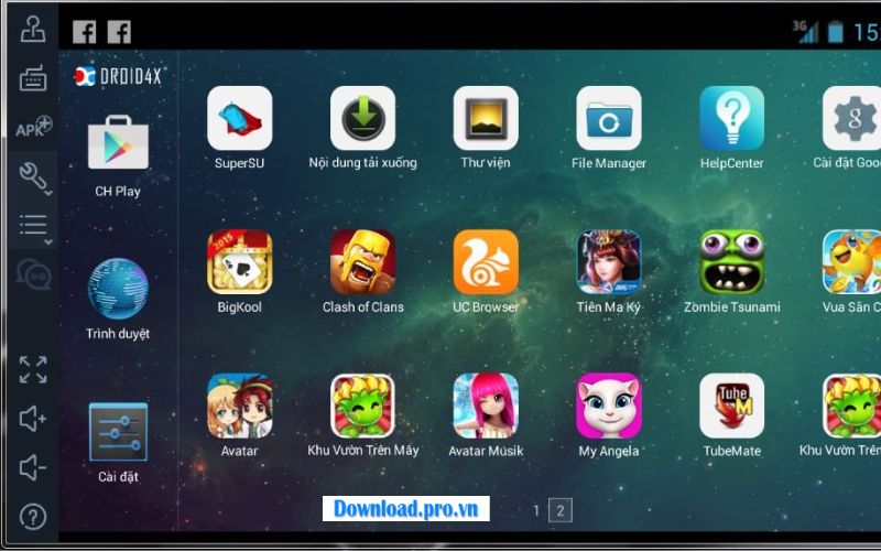 Phần mềm Droid4X