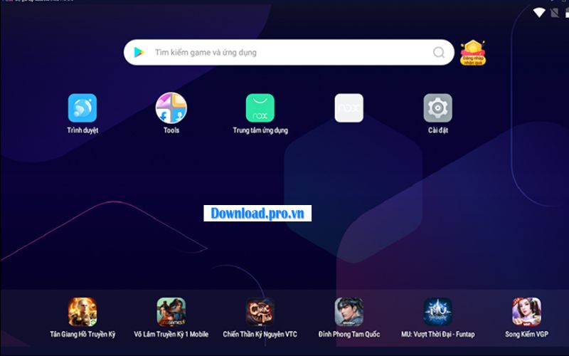 Top phần mềm giả lập: Nox Player