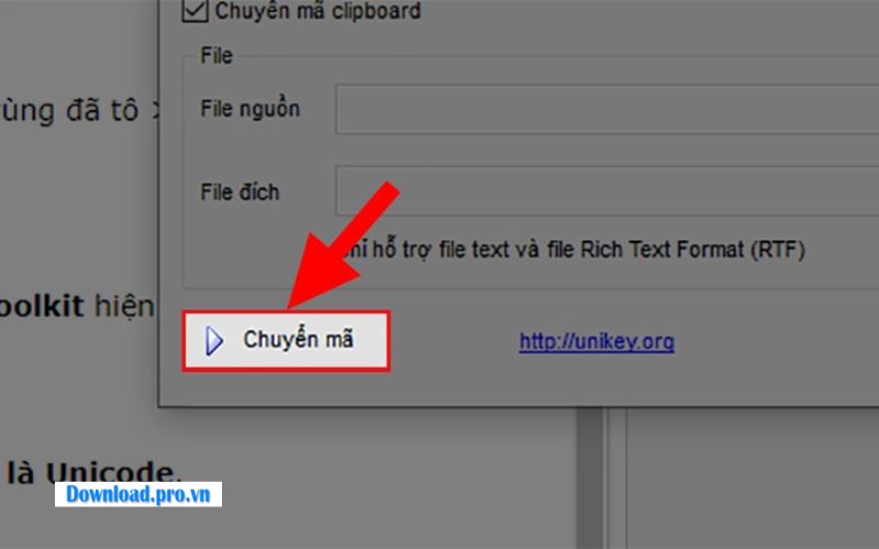 Thực hiện chuyển mã dữ liệu 