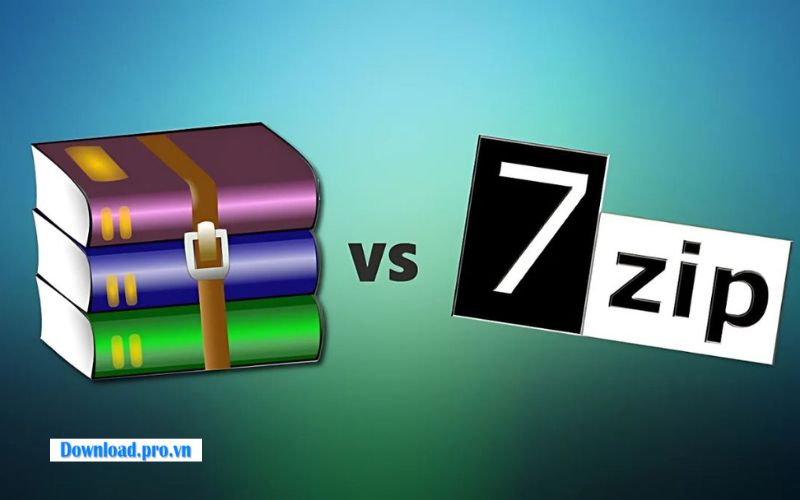 So sánh 7Zip vs WinRAR