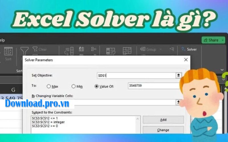Excel Sslver là gì? Hướng dẫn cách dùng "bộ não" tối ưu hóa dữ liệu