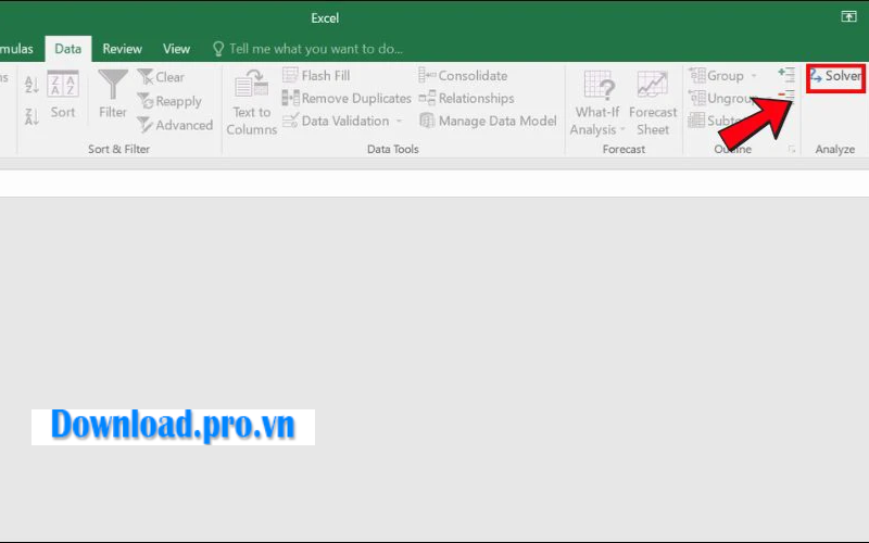 Cách kích hoạt Solver Add-in (Nếu bị ẩn)