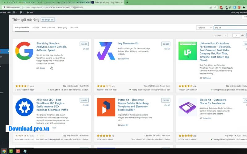 Cài đặt google analytics bằng plugin của wordpress