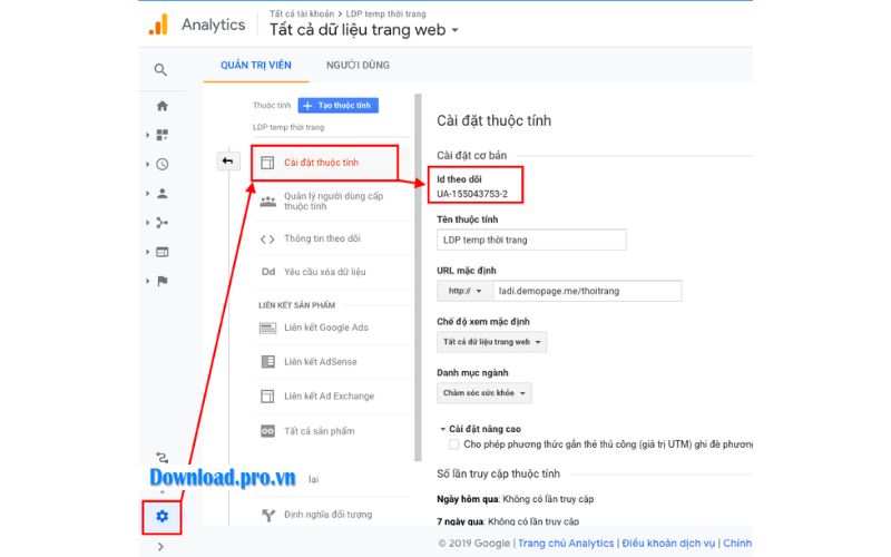 Hướng dẫn cài đặt google analytics cho ladipage