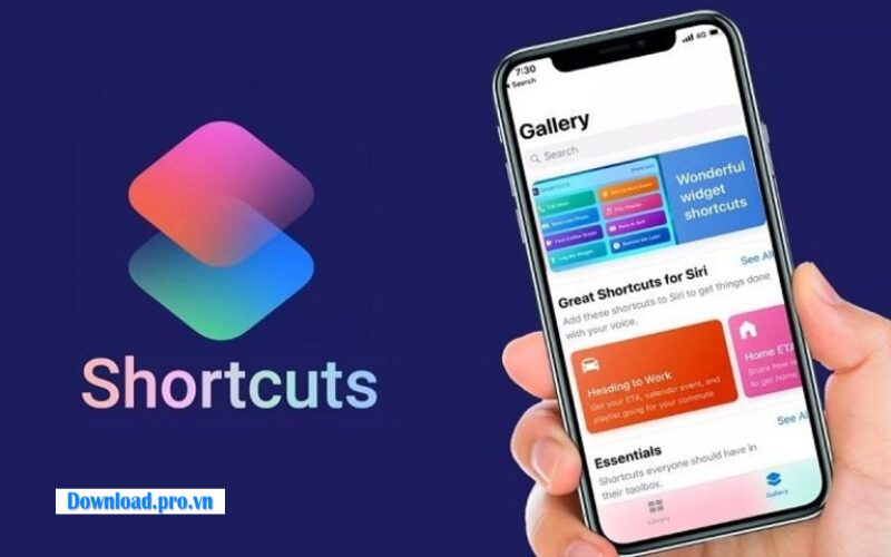 Khóa ứng dụng bằng Phím tắt (Shortcuts)