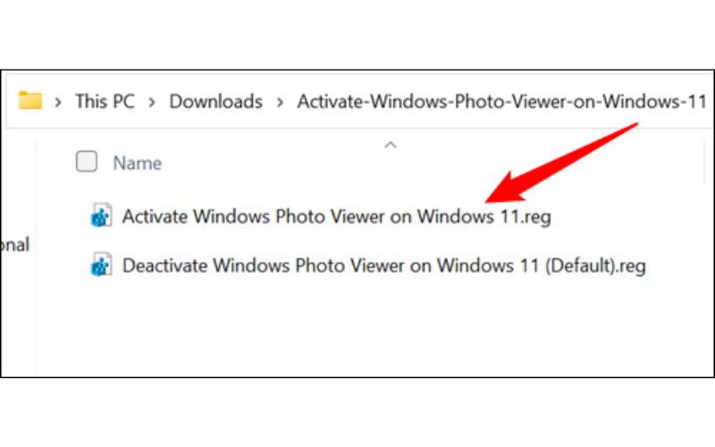 Sử dụng mã để Activate Windows Photo Viewer