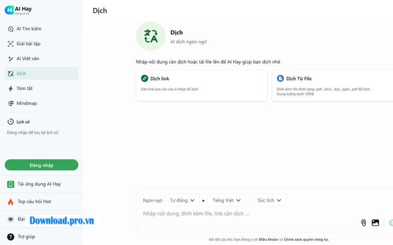 AI Hay Translate ai dịch thuật