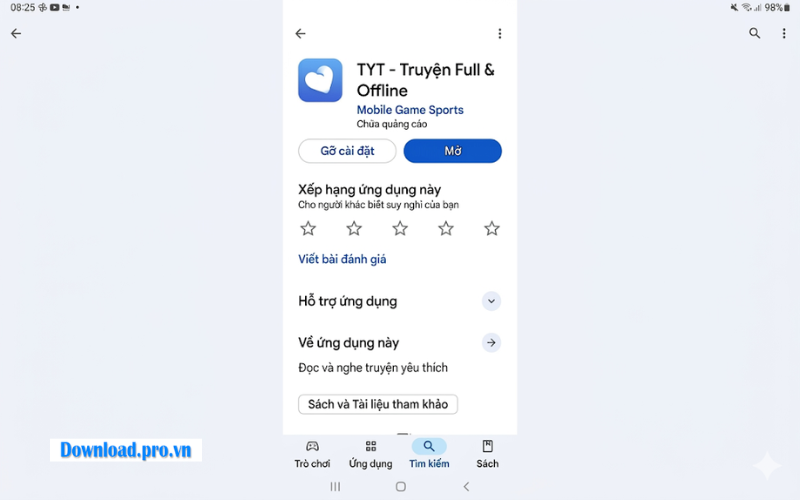 Cách tải app TYT cho Android
