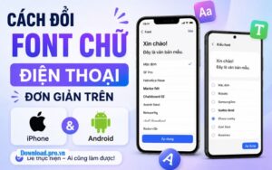 Vì sao nhiều người muốn đổi font chữ điện thoại?