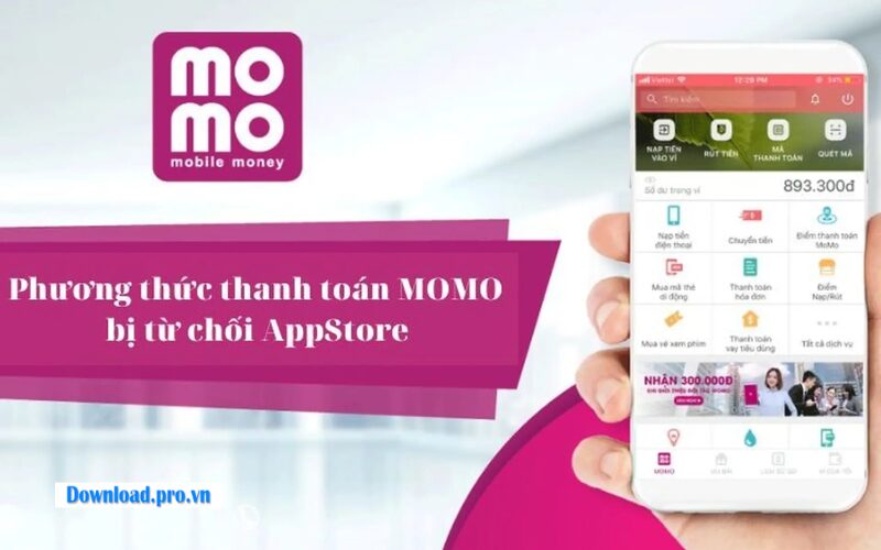 Thay đổi phương thức thanh toán và liên kết lại MoMo