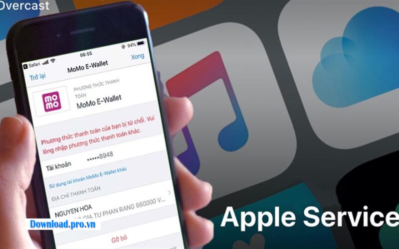 Tại sao không liên kết MoMo với App Store được?